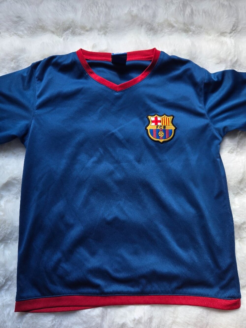 Kids Barcelona Soccer Jersey Youth Small